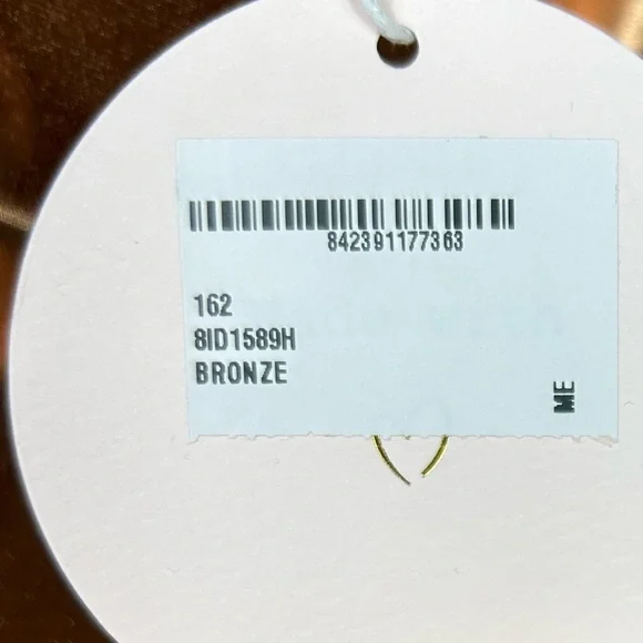 NWT Wild Honey Bronze Gold One Shoulder Mini Dress - Picture 7 of 7